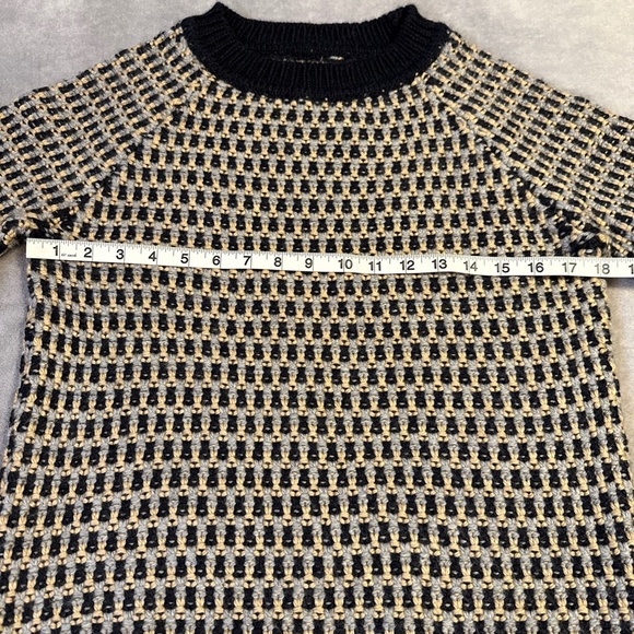 Chunky Wool Sweater Steven Alan Women's Small Nordic Ski Merino Chalet Cozy Rich - Picture 2 of 9